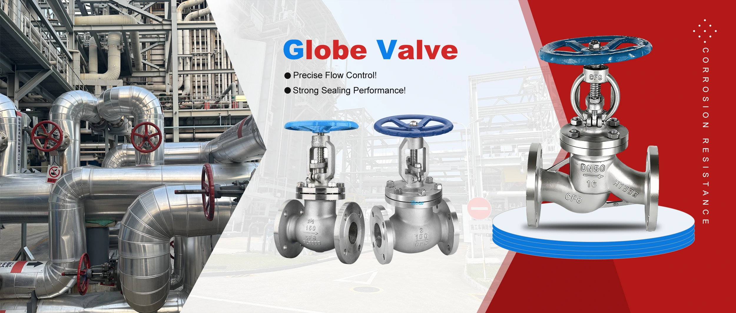 Factory Direct Globe Valve yn Huadu