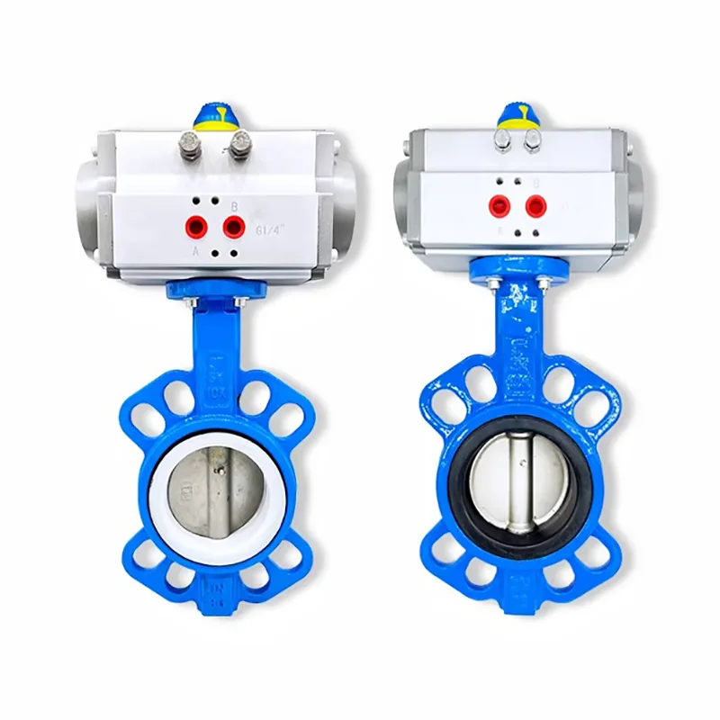 Stainless Steel Pneumatyske Butterfly Valve